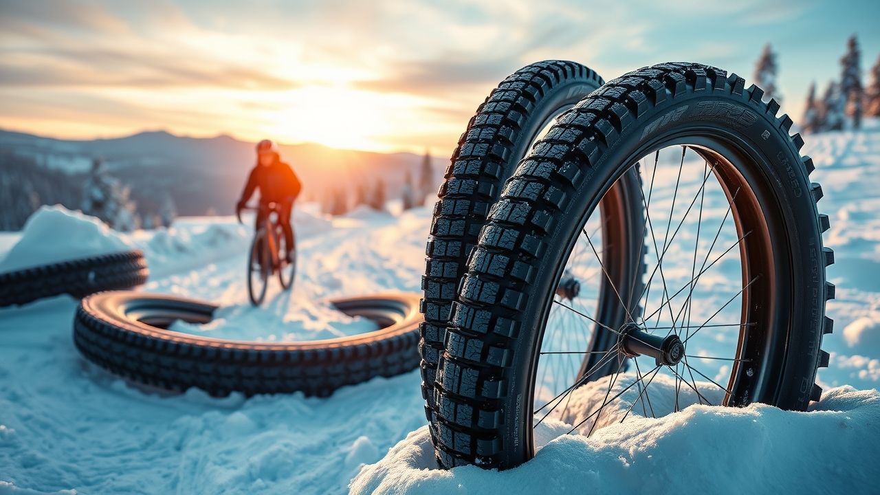 Zalecane opony rowerowe do zimowych dojazdów w śniegu